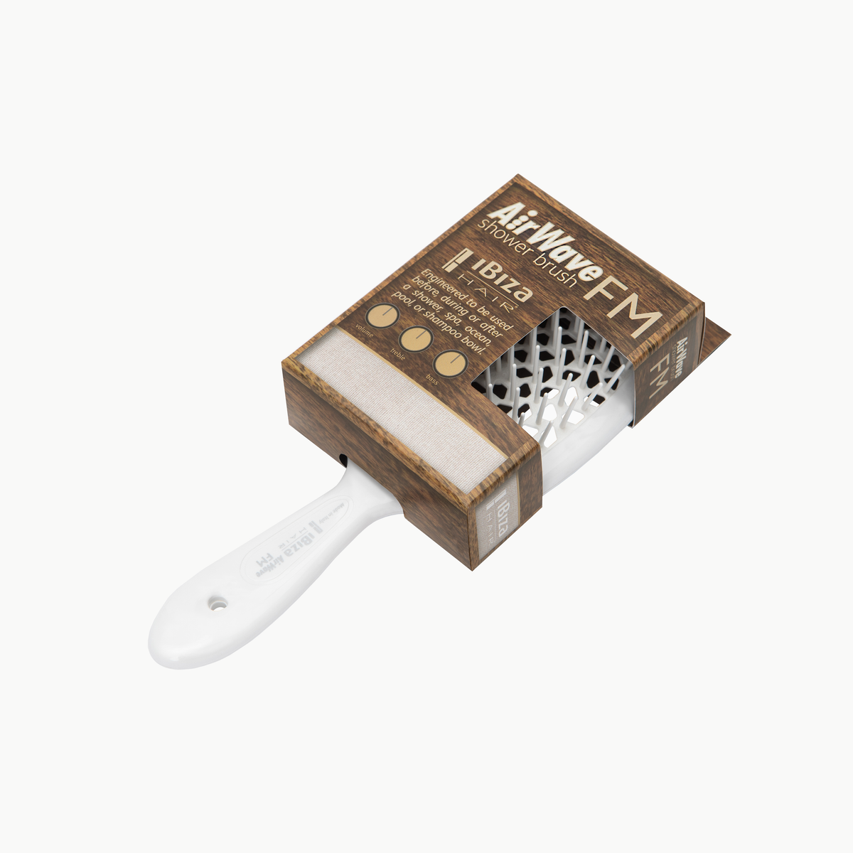 AirWave FM Shower Brush White